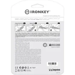 USB флеш накопичувач Kingston 16GB IronKey Keypad 200 Blue USB 3.2 (IKKP200/16GB) - мініатюра 7