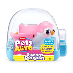 Інтерактивна іграшка PETS ALIVE S1 – ПІНГВІНЧИК (рожевий) Pets & Robo Alive 9573B
