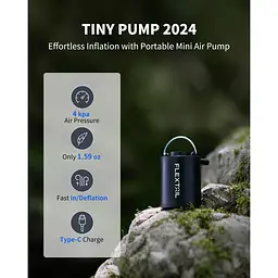 Акумуляторний насос Flextail Tiny Pump - компактний, двосторонній, чорний - мініатюра 4