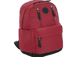 Рюкзак Optima поліестр червоний 38x28x15см GLOW in the DARK арт.O97001