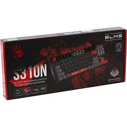 Клавіатура Bloody S310N Energy Red [140530] - мініатюра 10