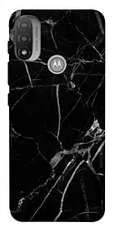 Чохол Demsky Чорний мармур для Motorola Moto E20