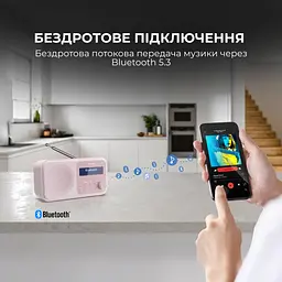 Радіоприймач Sharp DR-P420 Pink - мініатюра 5