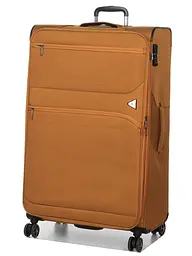 Валіза велика XL тканинна з розширенням Snowball 21504 90×54×31см 130+12л Жовтий