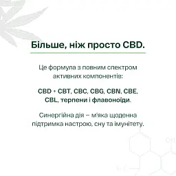 Дієтична добавка Pephemp Олія 8% СBD  Broad Spectrum 10 мл - мініатюра 3