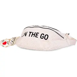 Сумка через плече Childhome Banana bag Teddy White, бежева (CWBANATW) - мініатюра 8