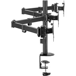 Настільне кріплення для моніторів Brateck LDT66-C034 17`-27` Black [107928] - мініатюра 5