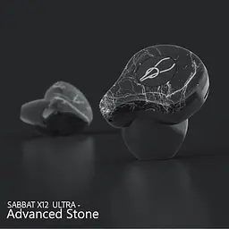 Бездротові Bluetooth навушники Sabbat X12 Ultra Advanced stone з підтримкою aptX чорно-сірі - мініатюра 6