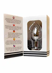 Анальна пробка B - Series Magic Rechargeable Butt Plug, 8.4 см (сріблястий) - мініатюра 8