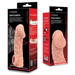 Насадка на член Kokos Cock Sleeve CS 006, L - мініатюра 9