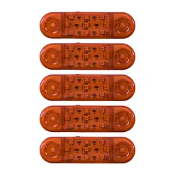 Габарит овальний 110х40 мм 12/24V 9 діодів Помаранчевий 5 шт. (MRT 23 К 130)