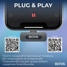 Мікрофон Boya BY-V30 Type-C Black (BY-V30) - мініатюра 12