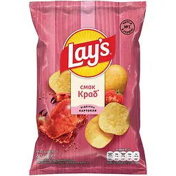 Чипси Lays зі смаком краба 60 г (921343)