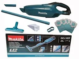 Пилосос акумуляторний Makita DCL182Z (40 мбар, 1.0 м3/хв, LXT, без акумуляторів та зарядного пристрою) - мініатюра 8