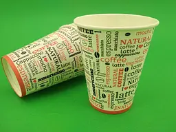 Склянки паперові для кави та чаю, 250 мл, Coffee Natural, 50 штук, для гарячих і холодних напоїв - мініатюра 2