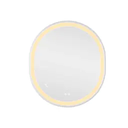 Дзеркало Qtap Gemini 800x700 з LED-підсвічуванням Touch, з антизапотіванням, з димером температури кольору (3000-6500K) Reverse QT2578R8071W - мініатюра 5