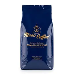 Кава в зернах Ricco Coffee Prima Blau Espresso 1 кг (10/90)