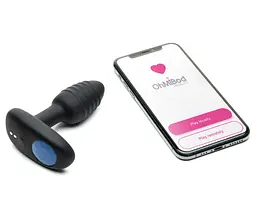 Анальна пробка Kiiroo OhMiBod Lumen 10.1 см (чорний) - мініатюра 5