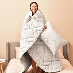 Ковдра Ideia Nordic Comfort літня 200х220 см сіра (8-34655*002) - мініатюра 6