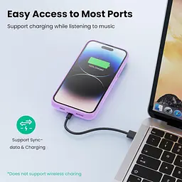Чохол із зарядним для iPhone 14Plus/14Pro Max/13Pro Max, потужний портативний захисний чохол для зарядки ємністю 8600 мАг - мініатюра 2