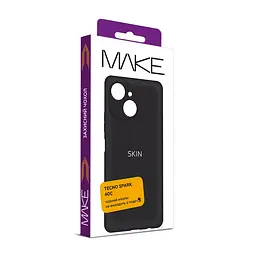 Чохол MAKE Tecno Spark 40C Skin Black - мініатюра 2