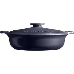 Каструля Emile Henry Sublime з кришкою керамічна 38.5х34х8.5 см 3.2 л синя (664793) - мініатюра 2