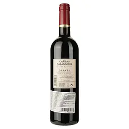 Вино Chateau Cabannieux Graves 2017 червоне сухе 0.75 л - мініатюра 2