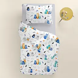Дитяча постільна білизна в ліжечко HAPPY CATS CS2 COSAS (4822052452653) - мініатюра 2