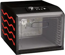 Сушарка для овочів та фруктів Sencor SFD 6600BK [90887] - мініатюра 5