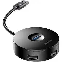 Хаб розгалужувач Usb3.0 Baseus Round Box to 1Usb 3.0+3Usb 2.0