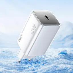 Адаптер мережевий HOCO N48 Glorious single port charger |1Type-C, 65W/3A, PD/QC| - мініатюра 3