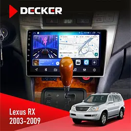 Штатна магнітола Lexus RX 2003-2007 Decker D9-006 4x64, 4G Decker (НФ-00003674)