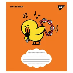 Набір зошитів Yes Line friends А5 12 аркушів 25 шт. (766255) - мініатюра 2