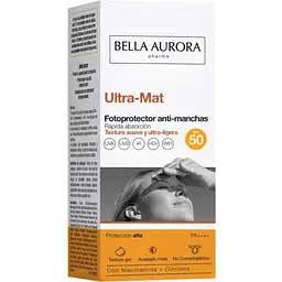 Гель Bella Aurora сонцезахисний матуючий від пігментних плям SPF50 50 мл