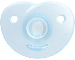 Пустушка силіконова Philips Avent Soothie для новонароджених, 0-6 місяців, блакитний, 2 шт. (SCF099/21) - мініатюра 4