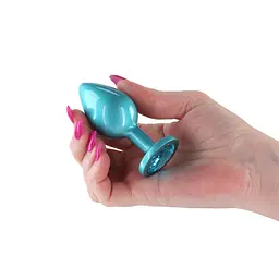 Анальна пробка NS Novelties Rear Assets - Iridescent Teal, M - мініатюра 2