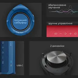 Акустична система HiFuture Ripple 30W Black (ripple.black.) - мініатюра 2