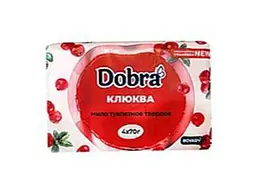 Мило DOBRA туалетне Журавлина 4x70г