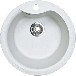 Кухонна мийка Adamant WAVE old stone d 485x210 мм, без крила d 48 - мініатюра 1