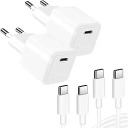 Зарядний пристрій USB C 20 Вт, швидкий зарядний пристрій Hosanwell Type C