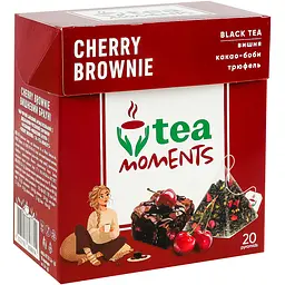 Чай чорний Tea Moments Cherry Brownie 20 шт. x 1.8 г