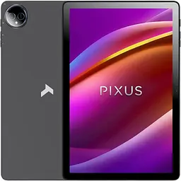 Планшет Pixus Loga, Grey, 10.1" (1280x800, IPS, 60 Гц), Allwinner A523 (8 ядер), Mali-G57 MP1, 4Gb, 128Gb, microSD (до 256Gb), WiFi 6, Bluetooth 5.0