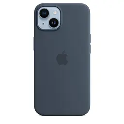 Чохол протиударний силіконовий Silicone Case MPRV3ZE/A MagSafe (Original) для Apple iPhone 14 (6.1") Storm Blue - мініатюра 3