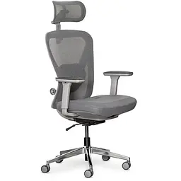 Крісло Mealux Q1 Air Fabric Grey ( HF Q-1 F/G)