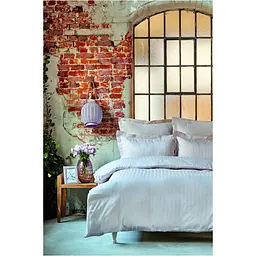 Комплект постільної білизни Karaca Home Charm bold Євро Пудровий 000165202 - мініатюра 5