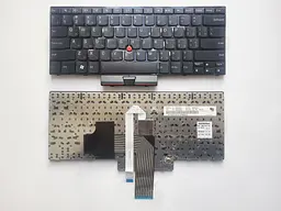 Клавіатура для ноутбуків Lenovo ThinkPad E320, E325, E420, E425 Series чорна, з трекпоінтом RU/US