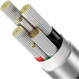 Кабель Baseus Explorer Series Auto Power-Off USB-A to USB-С 100w 2m Black (CATS000301) [152038] - мініатюра 4