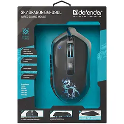 Мишка Defender Sky Dragon GM-090L Black (52090) - мініатюра 7