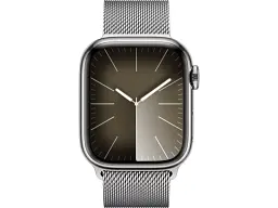 Смарт-годинник Apple Watch Series 9 GPS + Cellular 41mm Silver S. Steel Case w. Silver Milanese Loop (MRJ43) - мініатюра 2