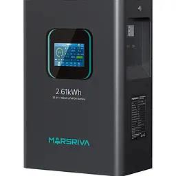 Акумулятор Marsriva LiFePO4 24 В (25.6 В/102 А·год/2611 Вт·год) (MR-LFP24-100-WMD) [175630] - мініатюра 3